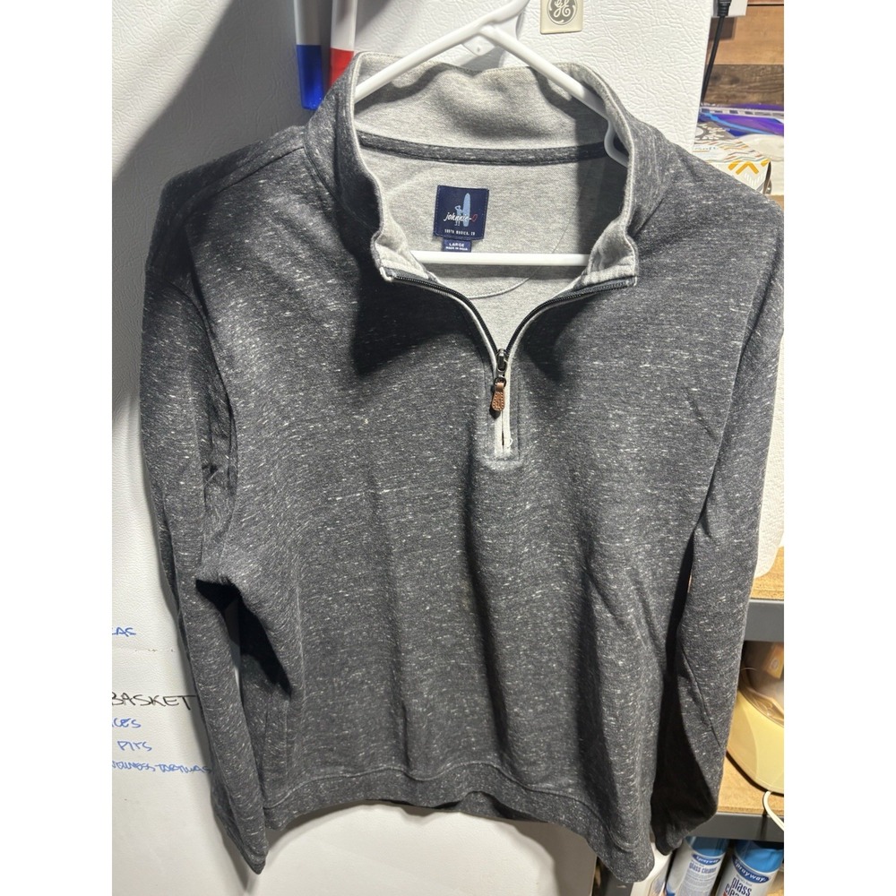Johnnie-O Pullover Men's Sully Quarter Zip Heather‎ Regular Fit Large